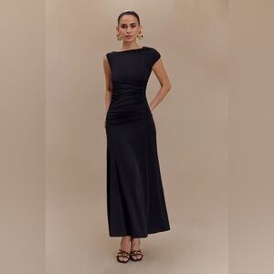 Meshki Black Maxi Dress - NEW